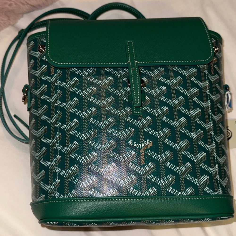 Goyard Green Mini Alpin backpack